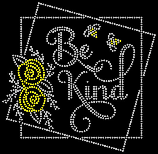 Be Kind Spangle Transfer - Texas Transfers and Designs