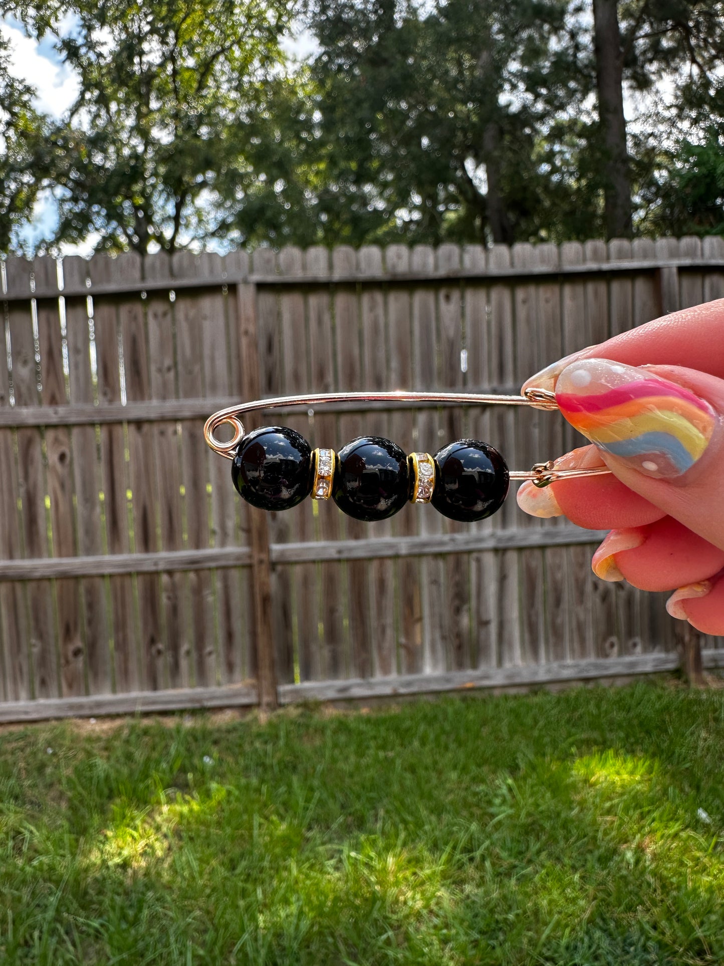 Hat Pins with Beads - Texas Transfers and Designs