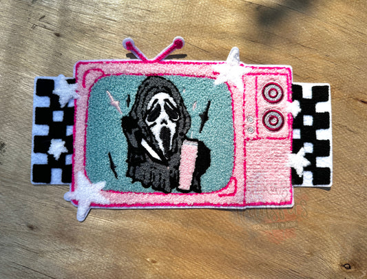 Horror Movie TV XL Iron-On Patch - Texas Transfers and Designs