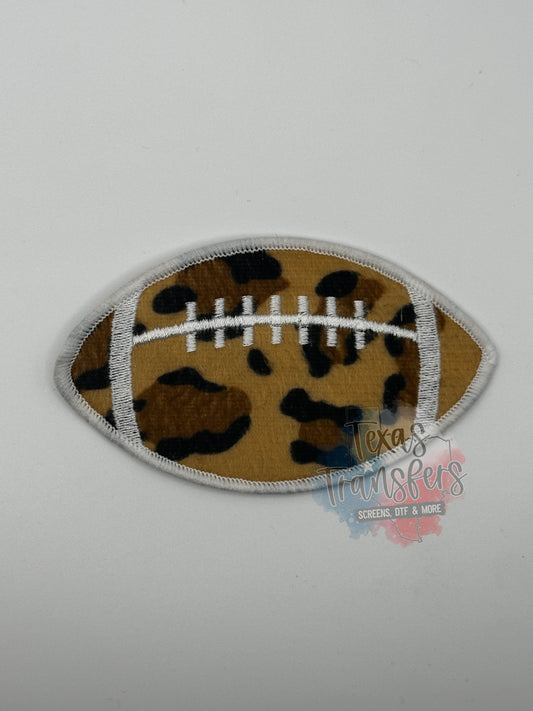 Leopard Football Iron-On PATCH