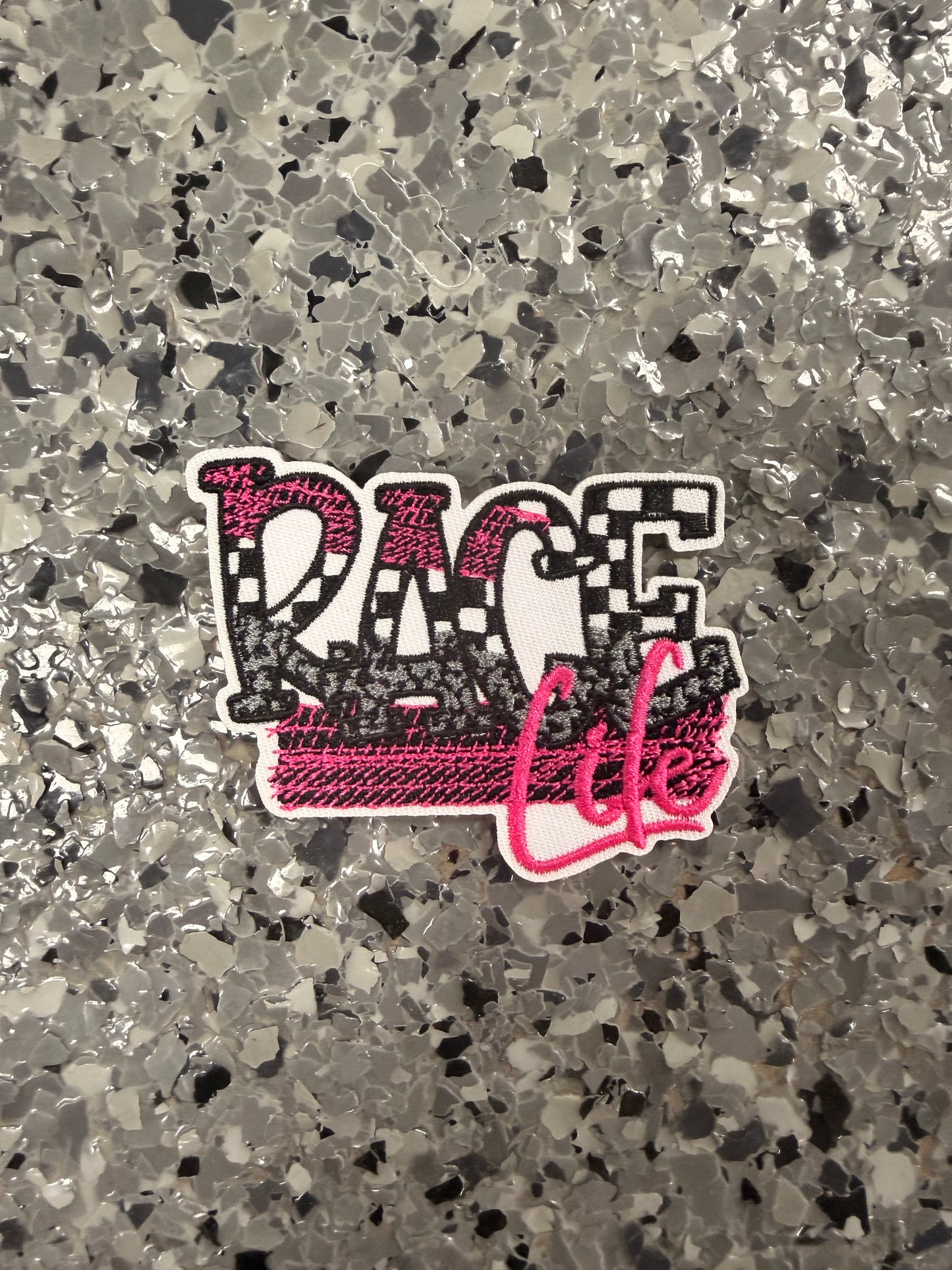 Race Life Iron-On Patch - Texas Transfers and Designs