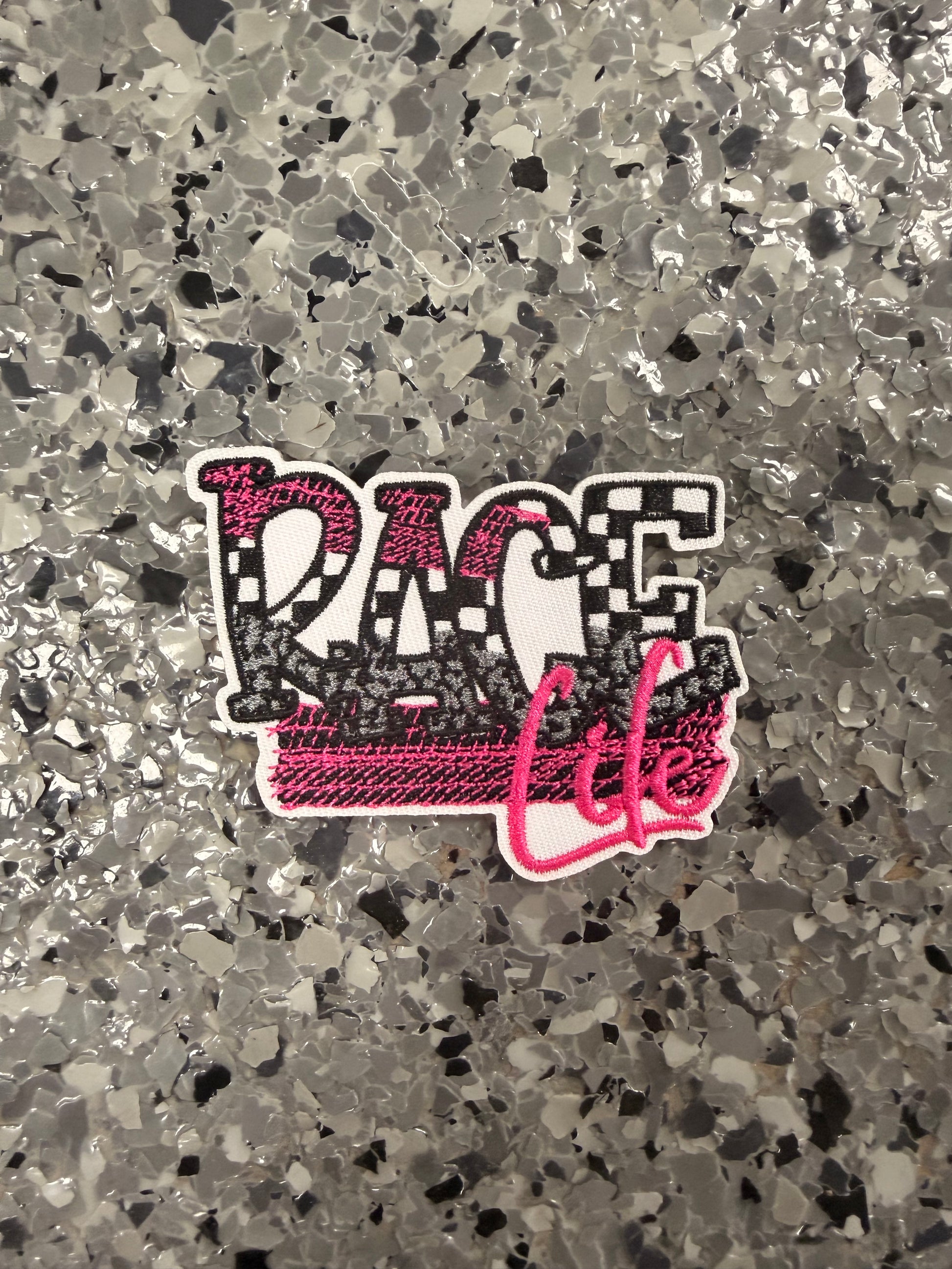 Race Life Iron-On Patch - Texas Transfers and Designs