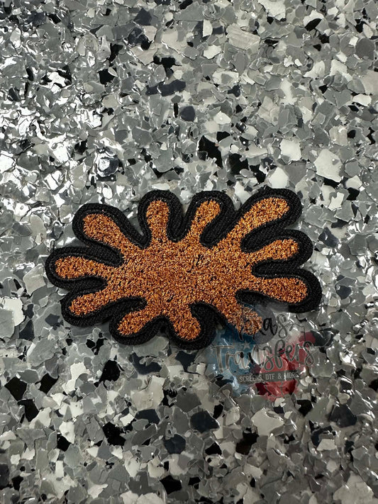 Mud Splat Iron-On Patch