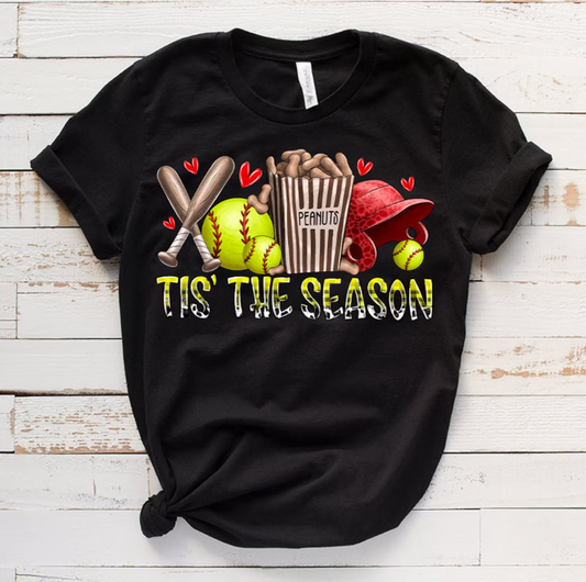 Tis the Season (Softball) DTF - Texas Transfers and Designs