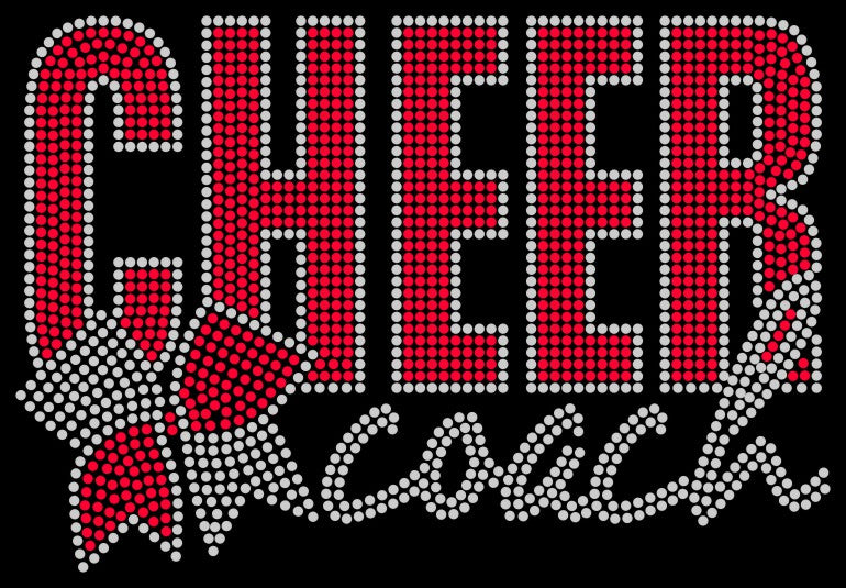 Cheer Coach Spangle Transfer - Texas Transfers and Designs