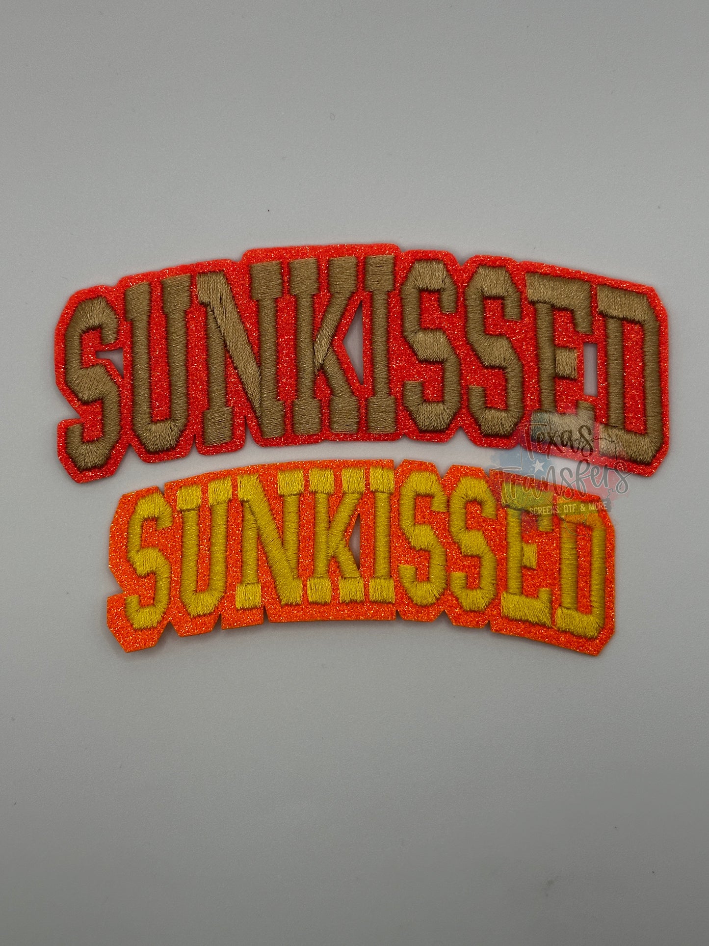 Sunkissed Neon 5" Iron-On PATCH - Texas Transfers and Designs