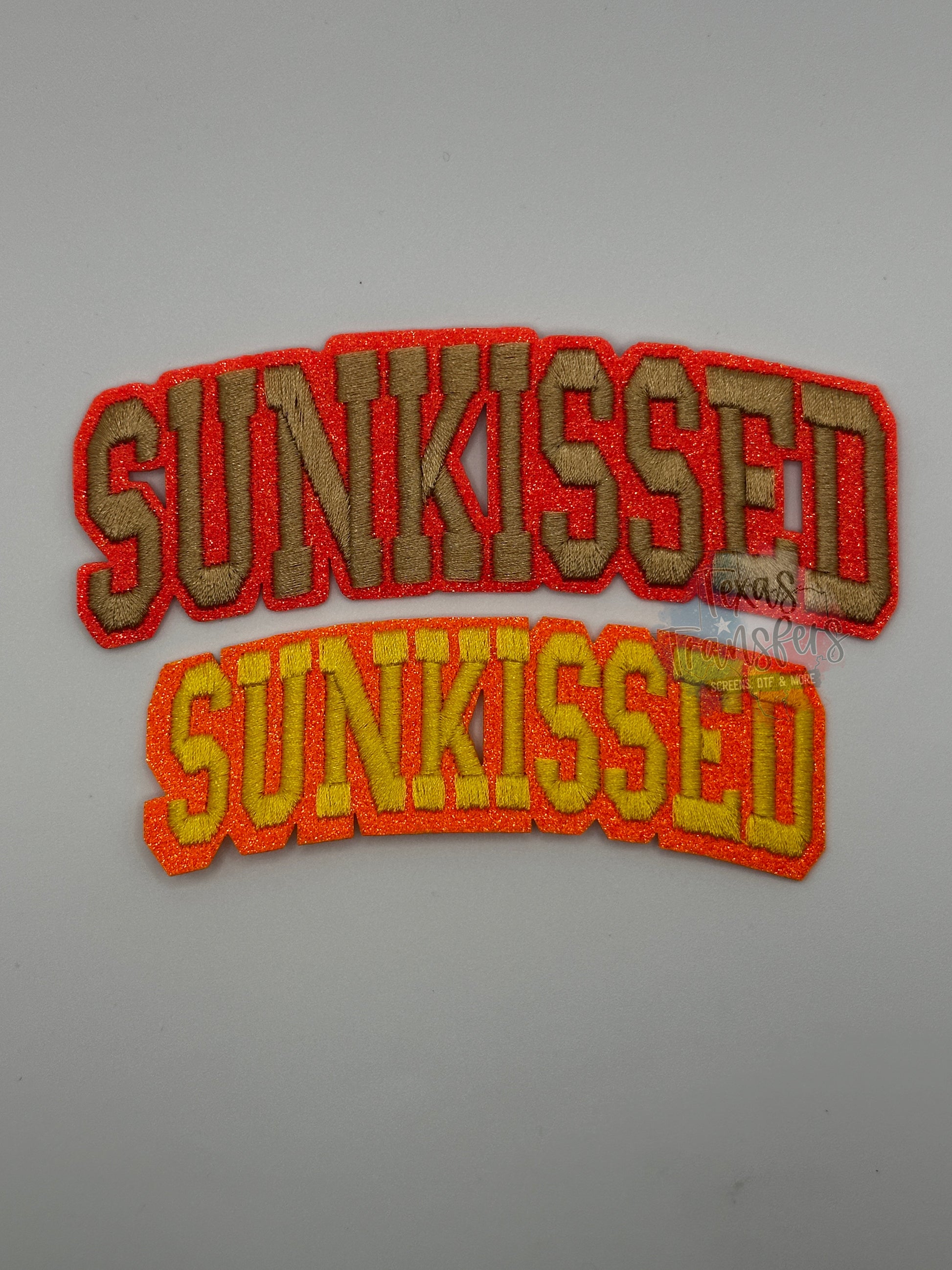 Sunkissed Neon 5" Iron-On PATCH - Texas Transfers and Designs