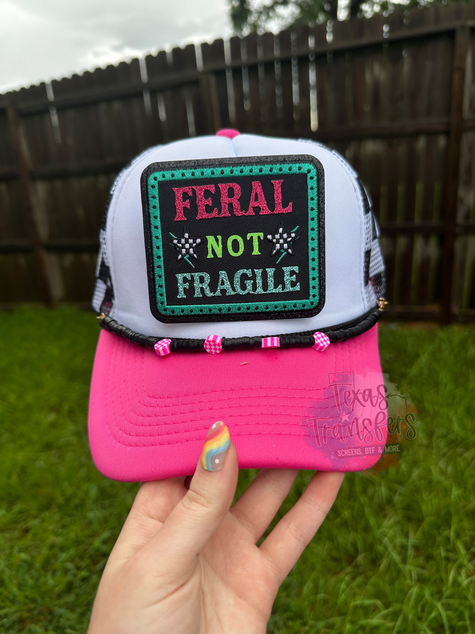 Feral Not Fragile *EXCLUSIVE* Iron-On PATCH - Texas Transfers and Designs