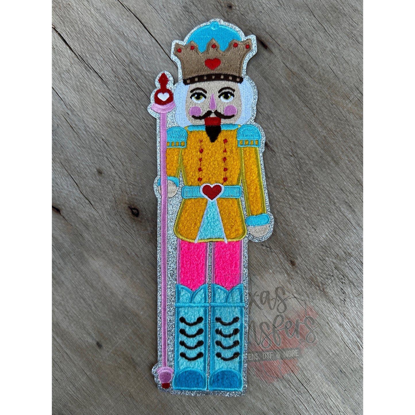 Nutcracker Chenille XL Iron-On Patch (Multiple Options) - Texas Transfers and Designs