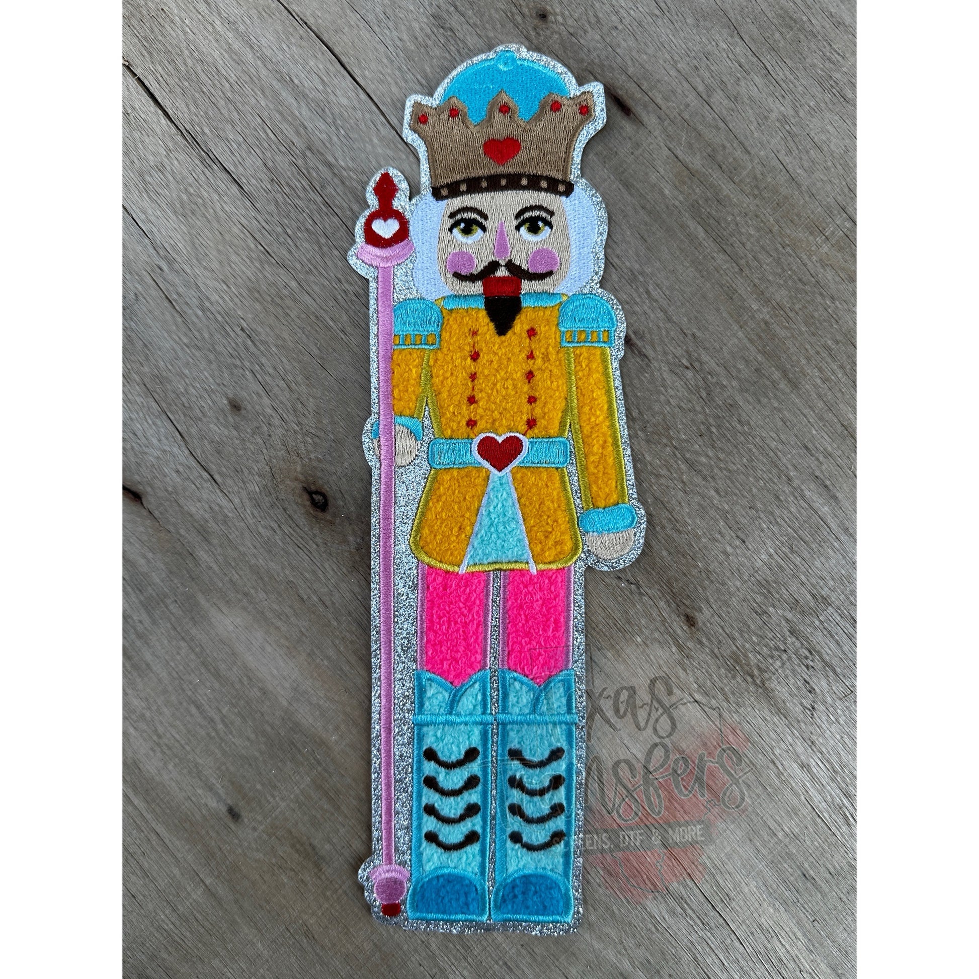 Nutcracker Chenille XL Iron-On Patch (Multiple Options) - Texas Transfers and Designs