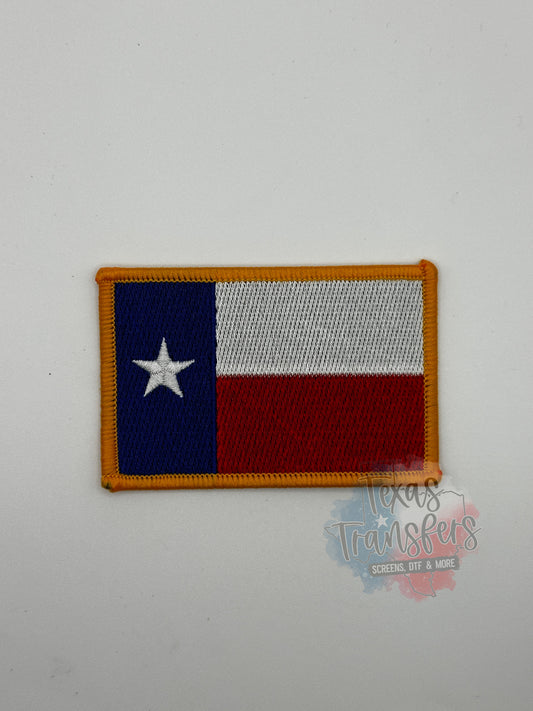Texas Flag Iron-On PATCH *DISCONTINUED* - Texas Transfers and Designs