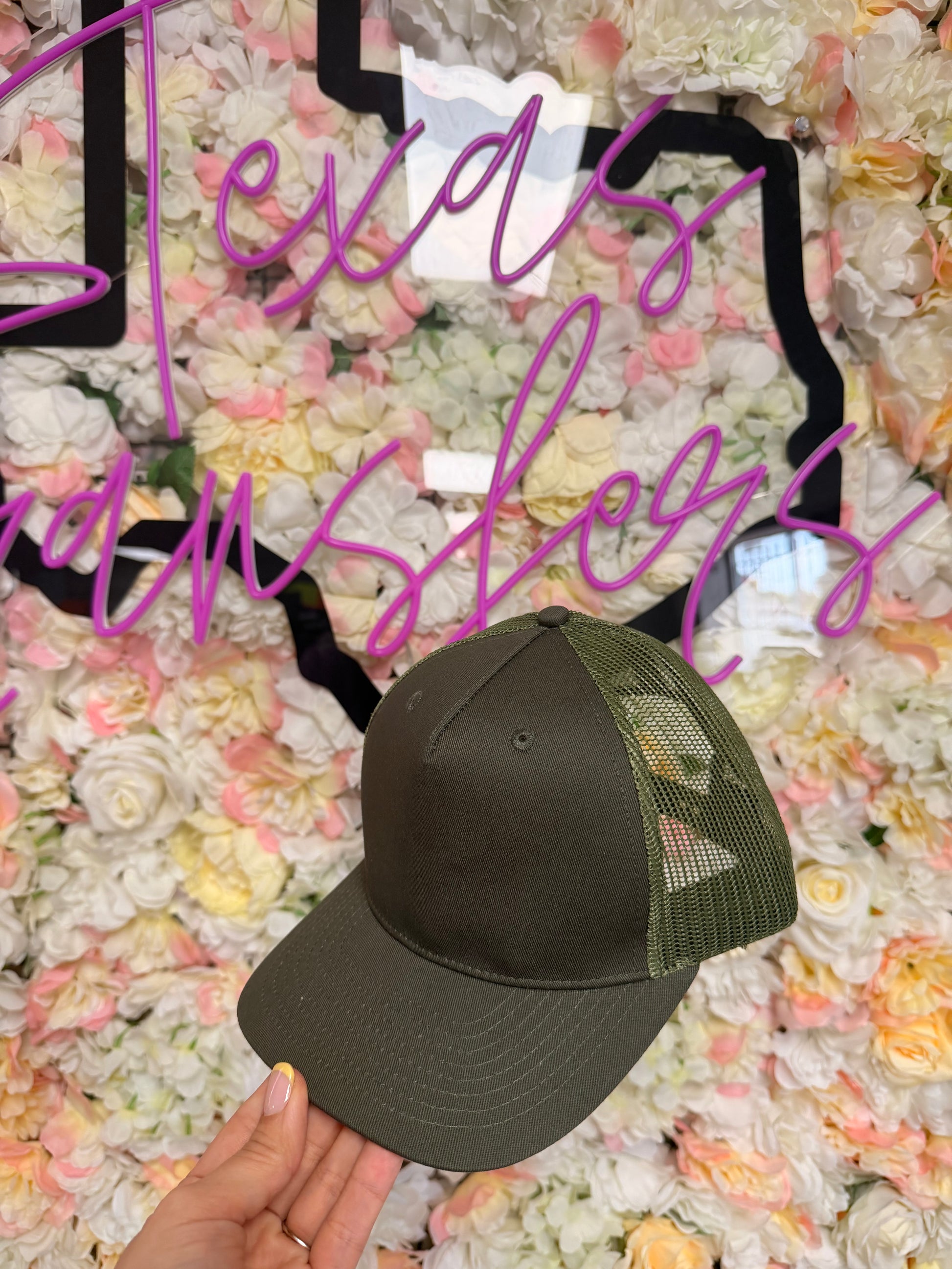5 Panel Trucker Hat (Multiple Options) - Texas Transfers and Designs