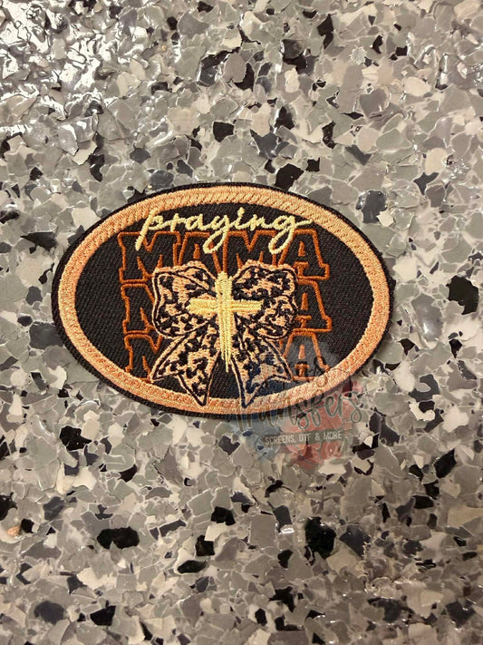 Praying Mama Iron-On Patch - Texas Transfers and Designs