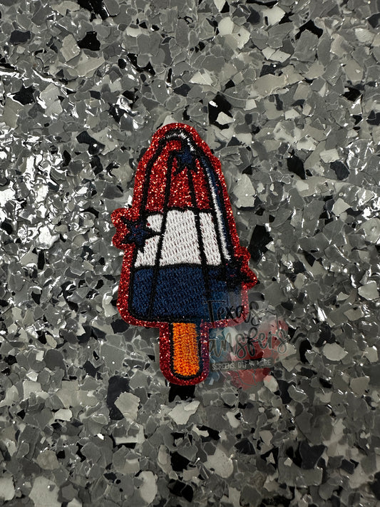 Patriotic Popsicle Iron-On Patch