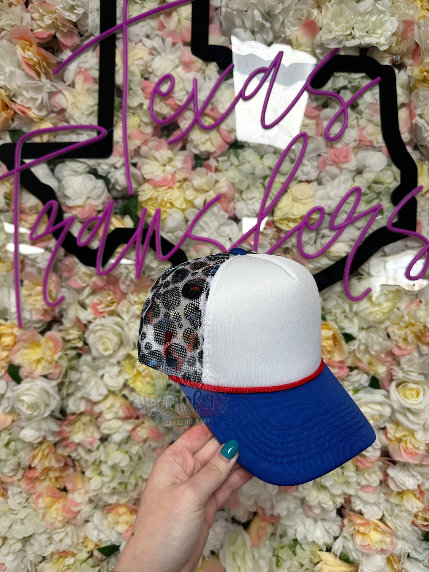 Patriotic Leopard Trucker Hat (Multiple Options)