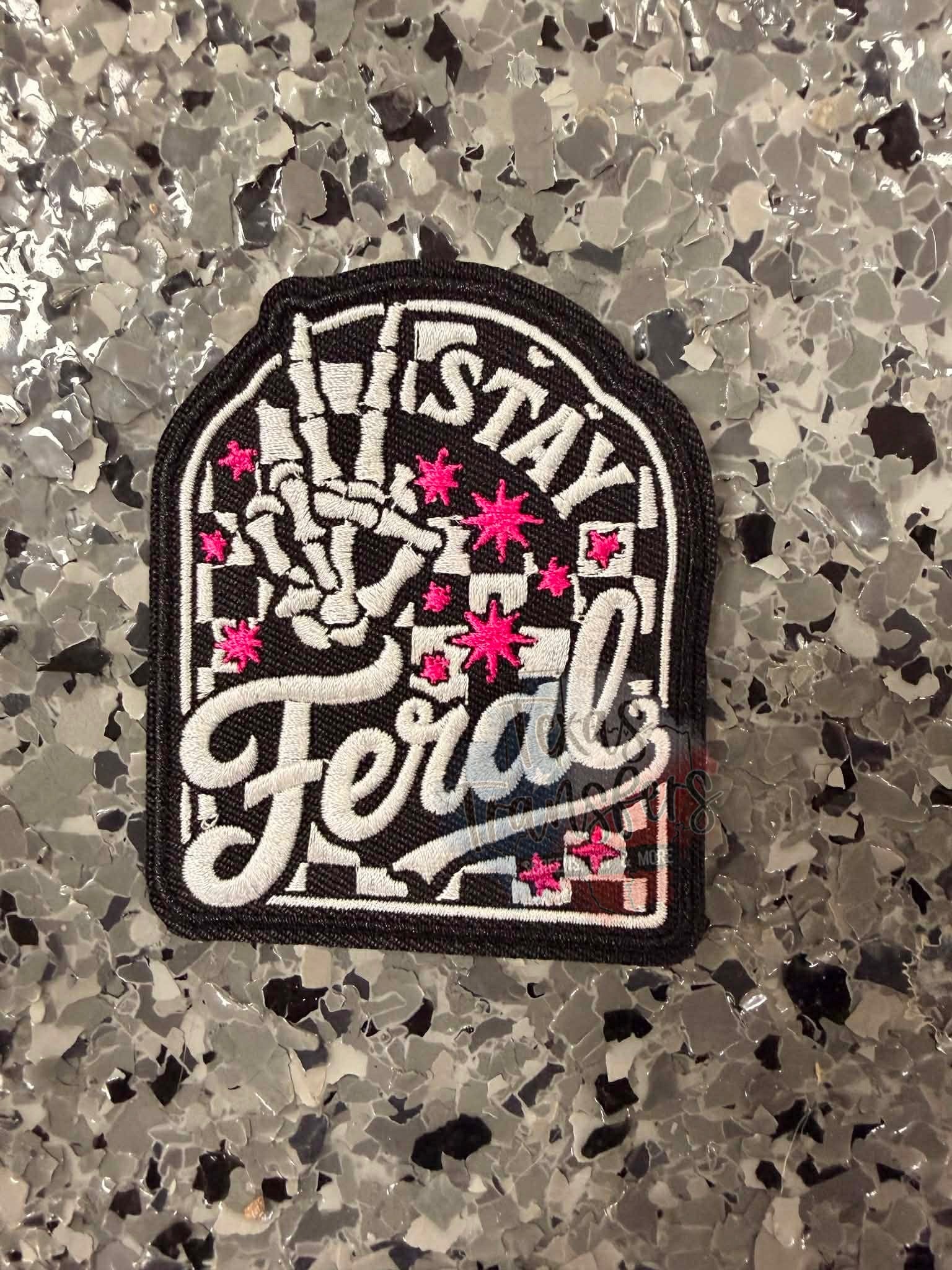 Stay Feral Iron-On Patch - Texas Transfers and Designs