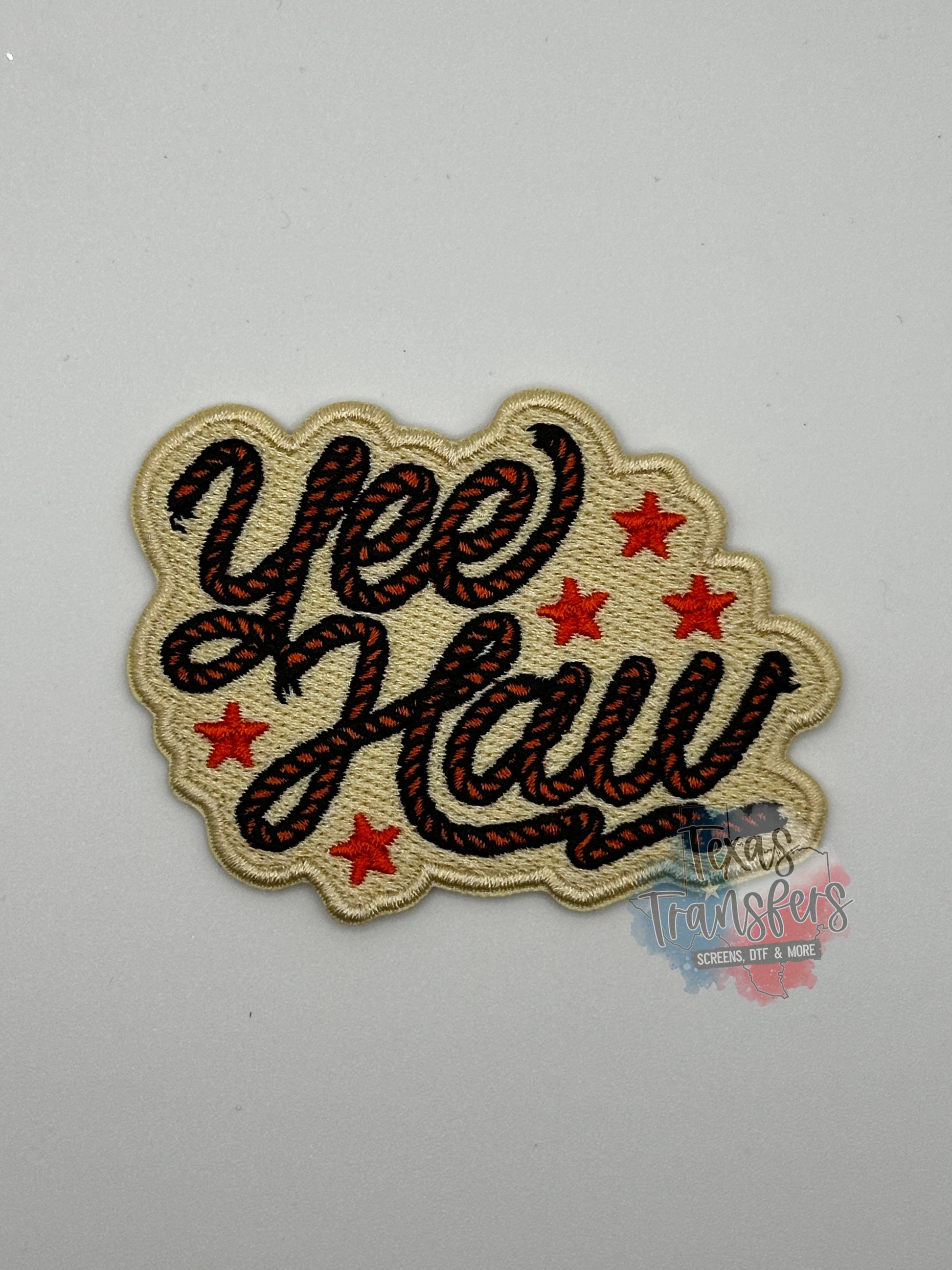 Yee Haw Iron-On PATCH - Texas Transfers and Designs