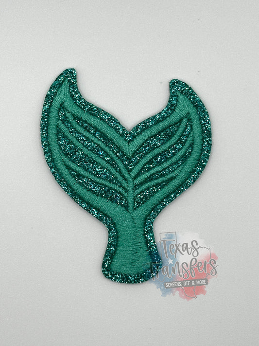 Mermaid Tail Iron-On PATCH - Texas Transfers and Designs
