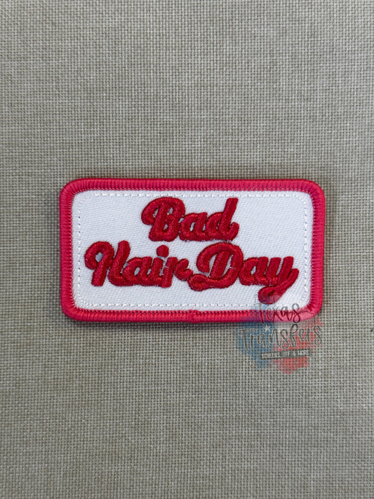 Bad Hair Day Iron-On PATCH