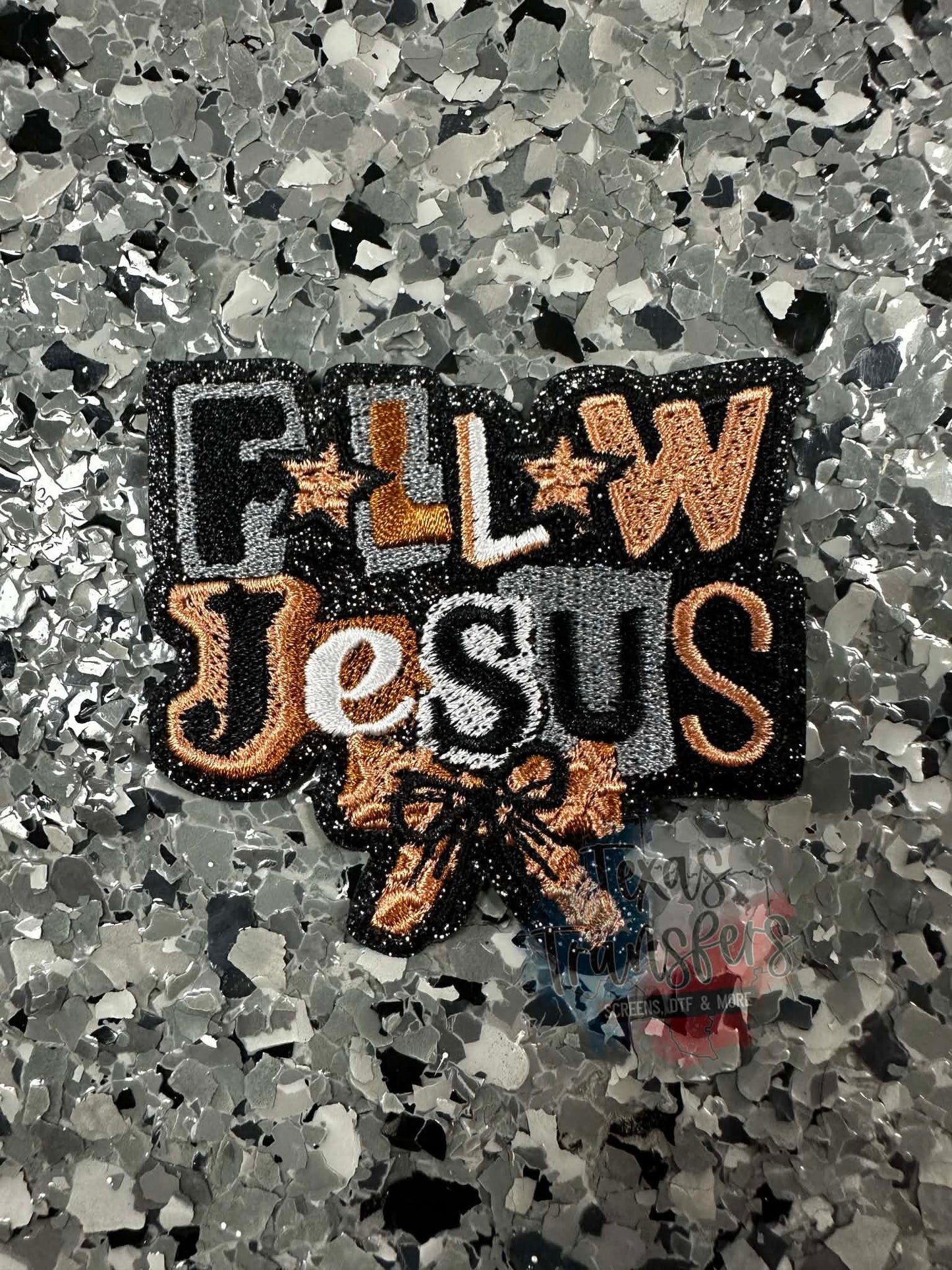 Follow Jesus Iron-On Patch