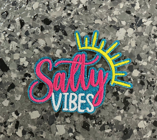 Salty Vibes Iron-On Patch - Texas Transfers and Designs