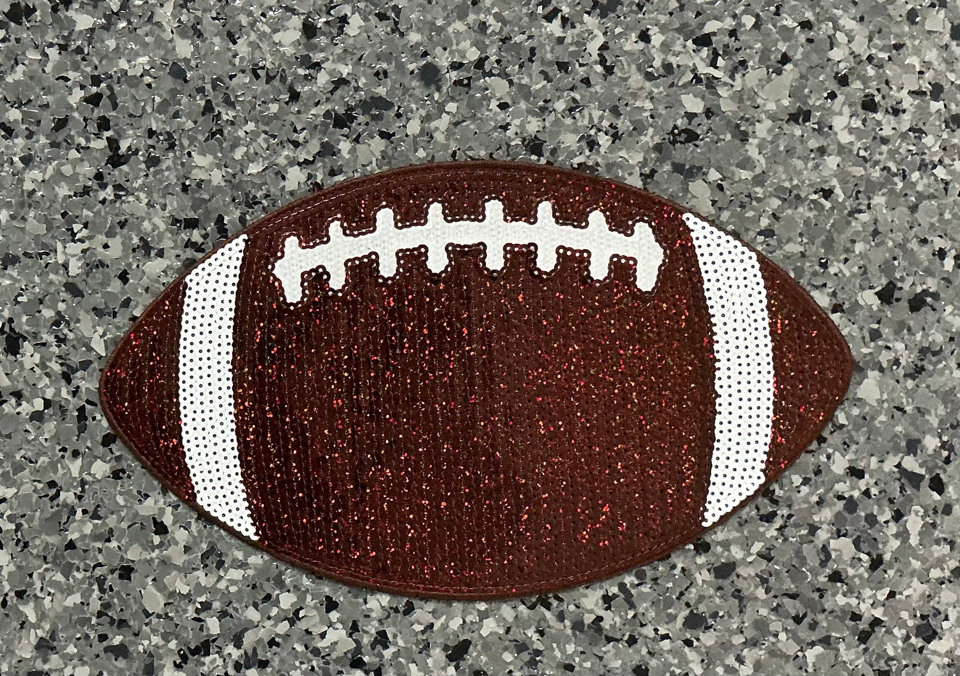Sequin Football XL - Texas Transfers and Designs