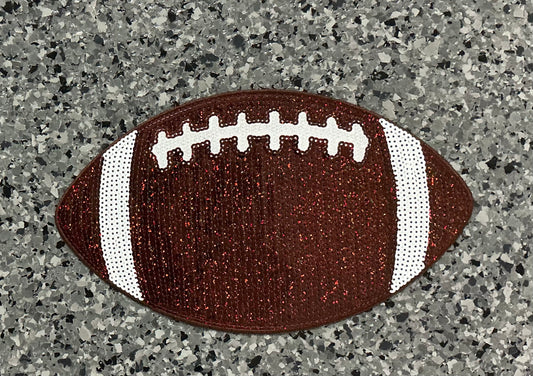 Sequin Football XL - Texas Transfers and Designs
