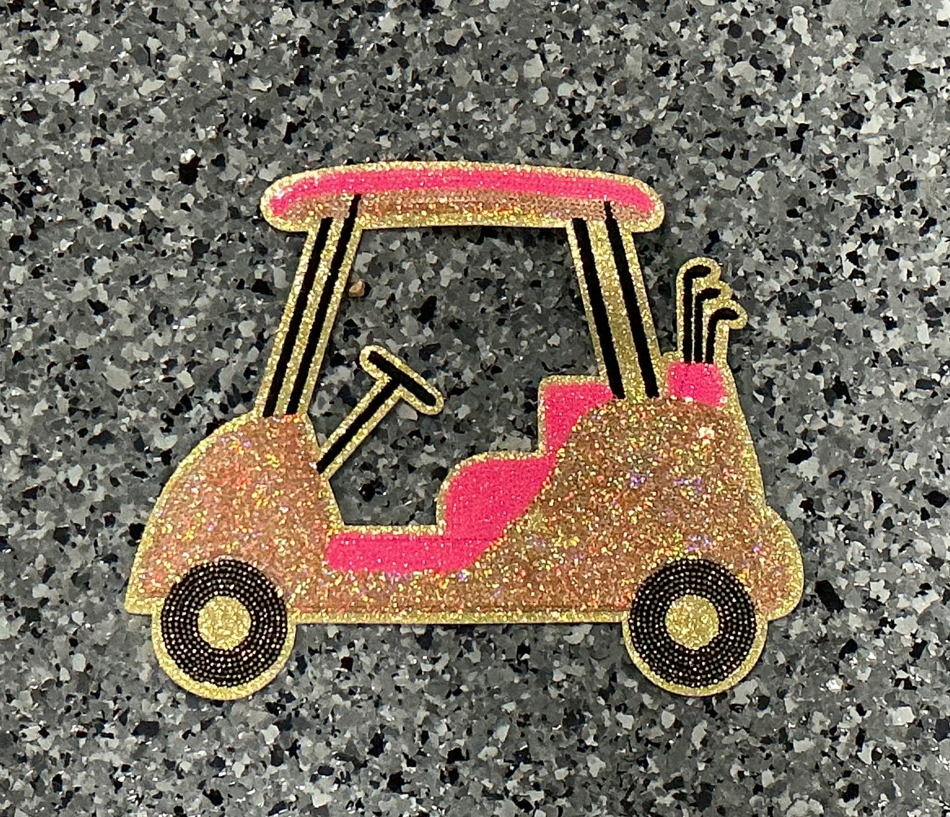 Golf Cart XL Iron-On PATCH *DISCONTINUED* - Texas Transfers and Designs