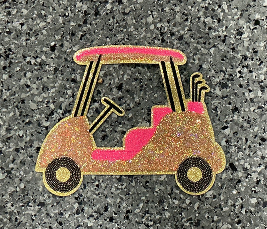 Golf Cart XL Iron-On PATCH *DISCONTINUED* - Texas Transfers and Designs