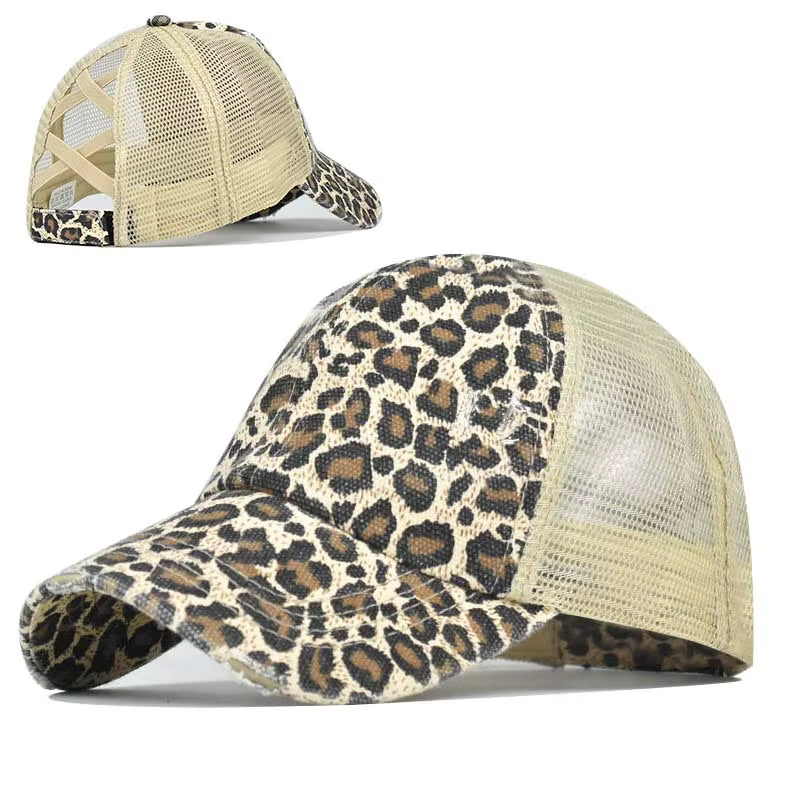 Criss Cross Blank Ponytail Hat - Texas Transfers and Designs