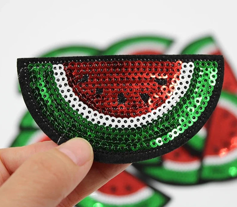 Watermelon Sequin Iron-On PATCH