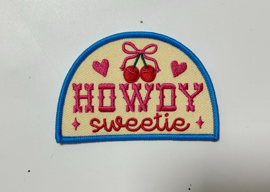 Howdy Sweetie Iron-On PATCH