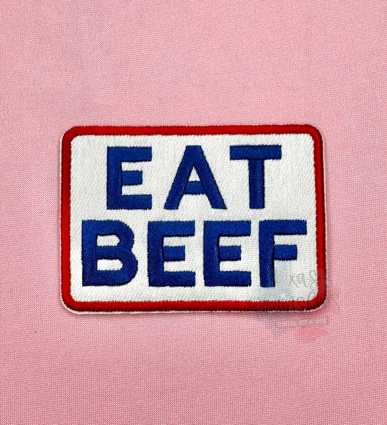 Eat Beef Iron-On Patch - Texas Transfers and Designs