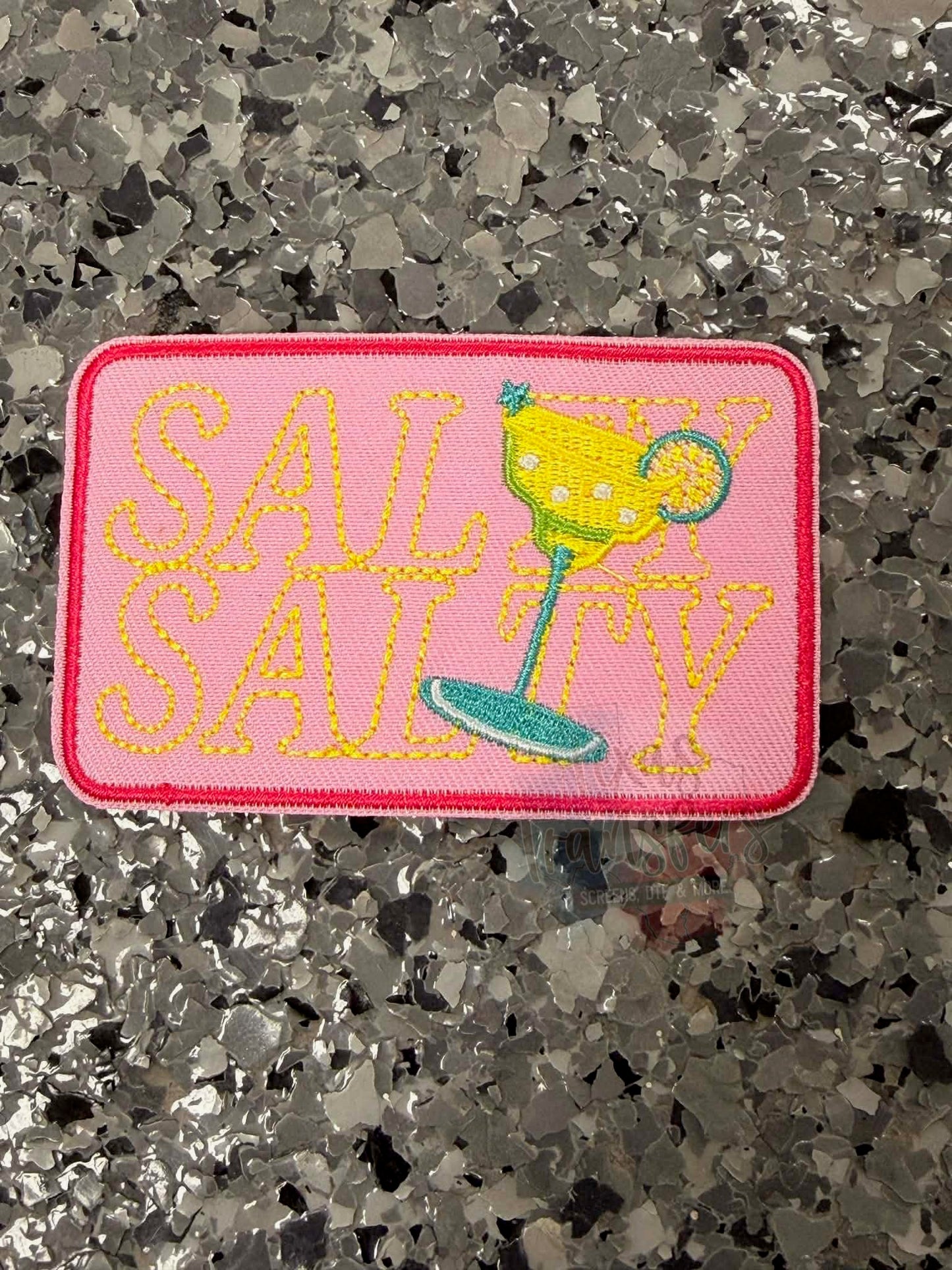 Salty Salty Iron-On Patch - Texas Transfers and Designs