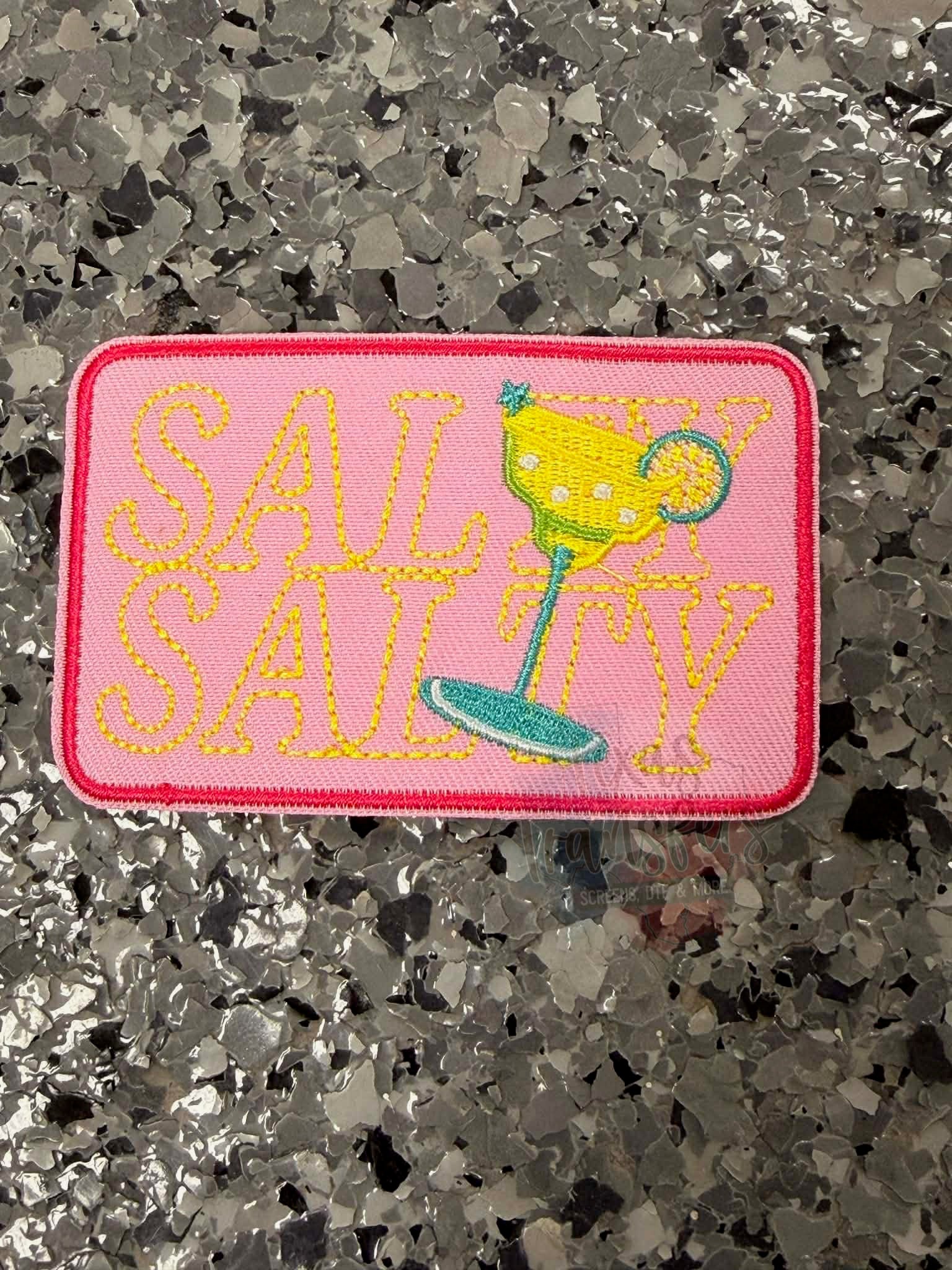 Salty Salty Iron-On Patch - Texas Transfers and Designs