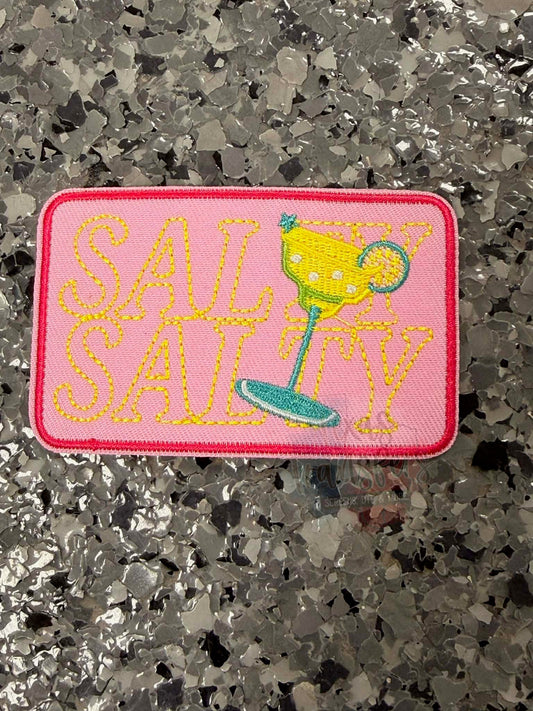 Salty Salty Iron-On Patch - Texas Transfers and Designs