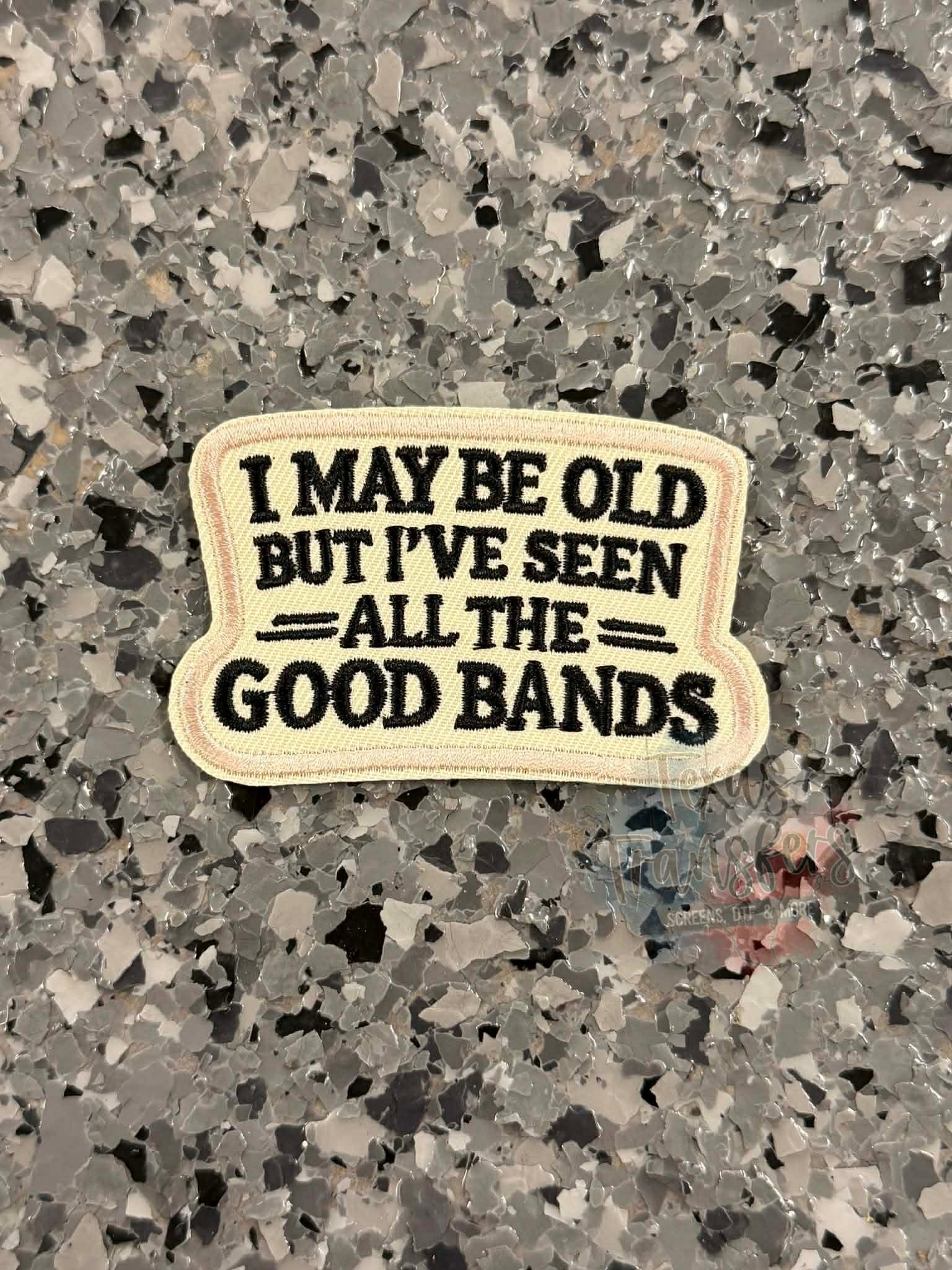 I may be Old Iron-On Patch - Texas Transfers and Designs