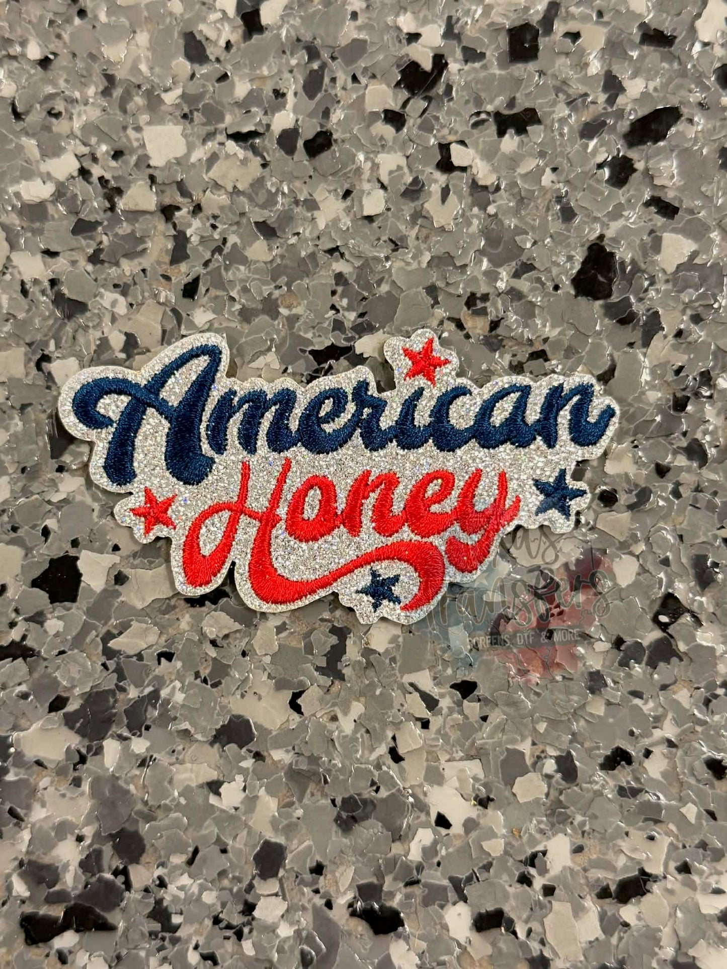 American Honey Iron-On Patch - Texas Transfers and Designs