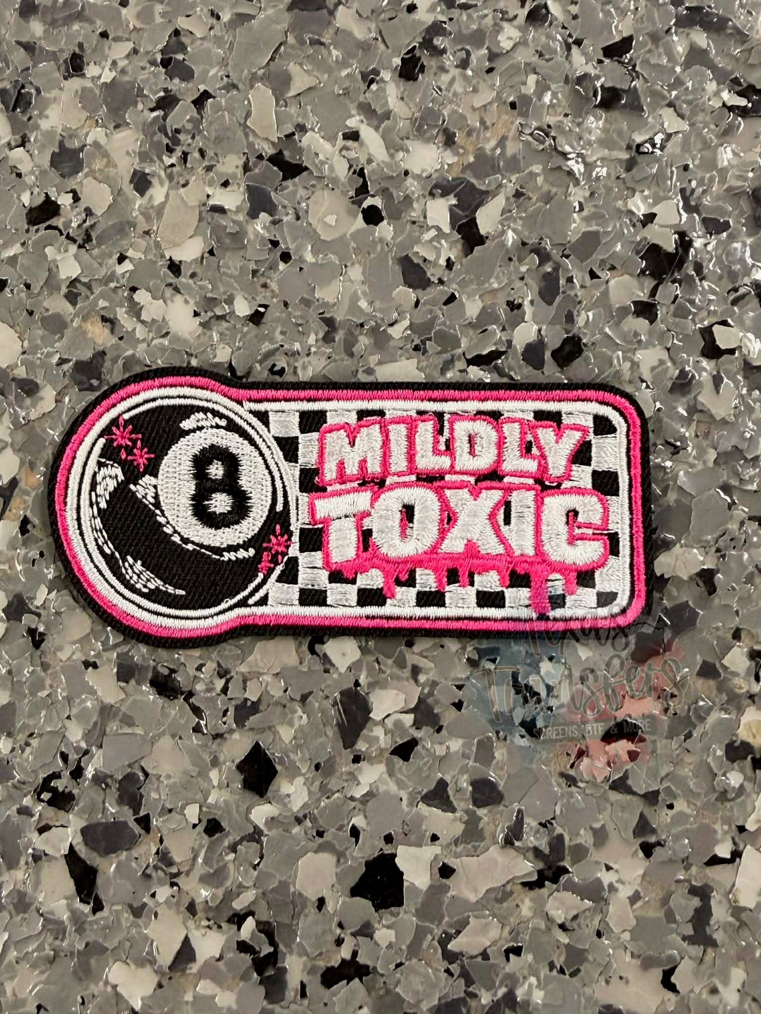 Mildly Toxic Iron-On Patch - Texas Transfers and Designs