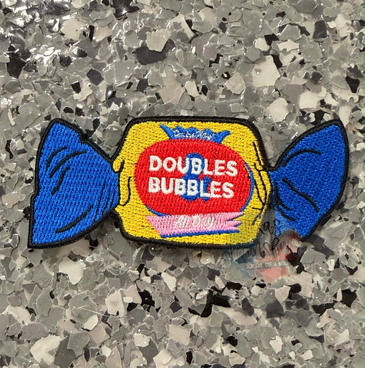 Double Bubbles Gum Iron-On Patch - Texas Transfers and Designs