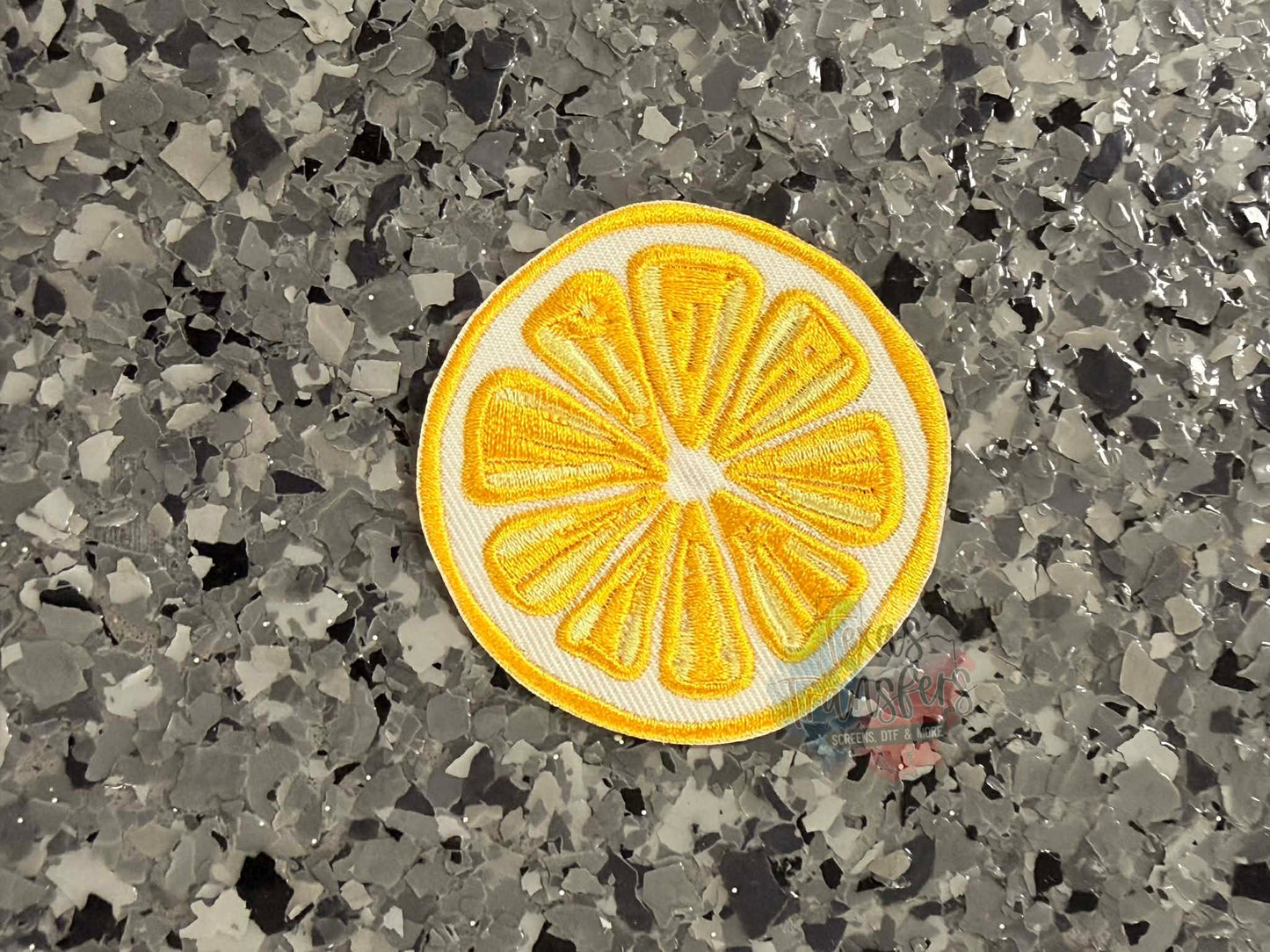 Lemon Slice Iron-On Patch - Texas Transfers and Designs