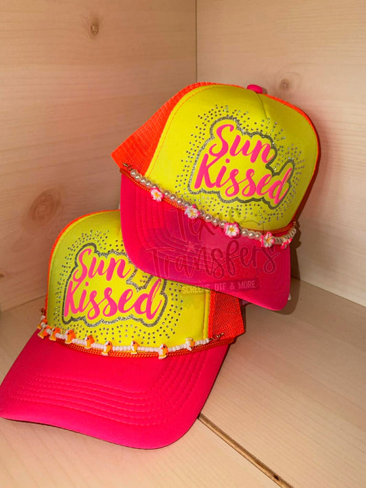 Sunkissed Glitter/Puff/Rhinestone Iron-On Patch - Texas Transfers and Designs