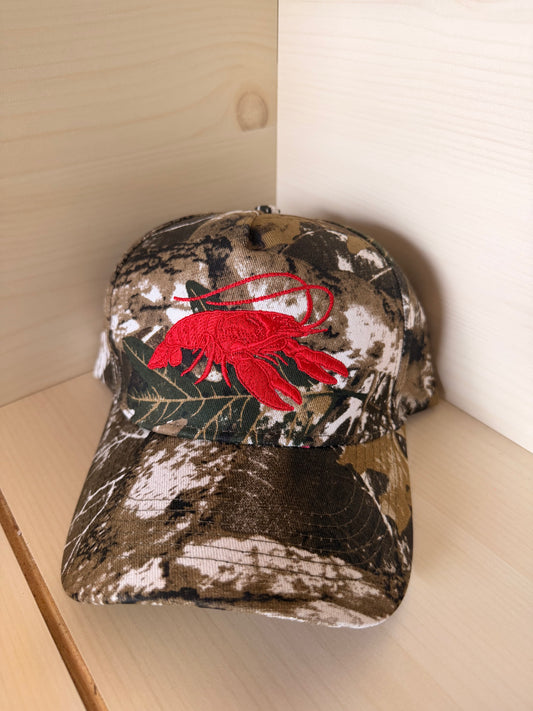 Crawfish *Completed Hat* - Texas Transfers and Designs