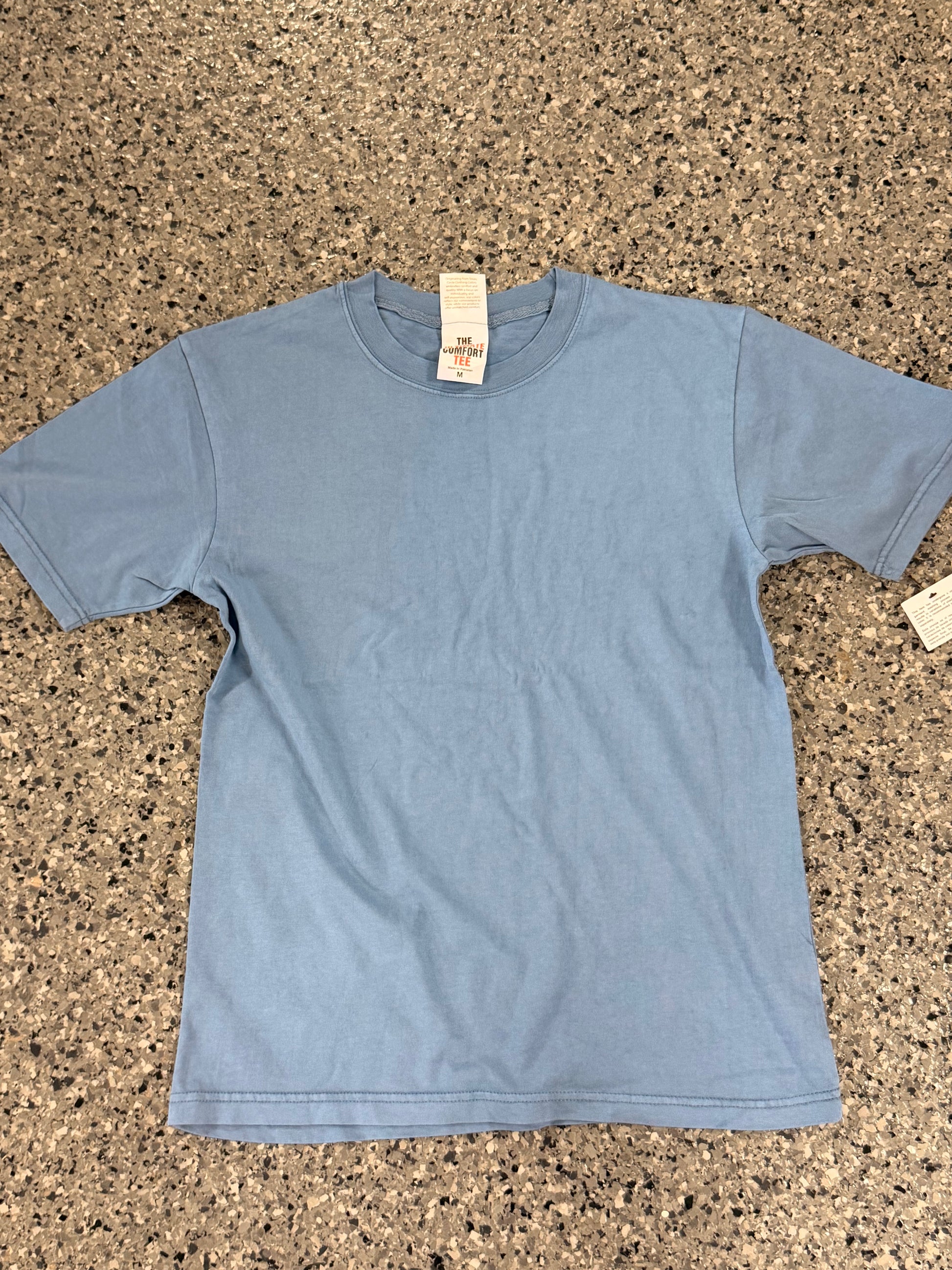 Denim Blue Blank T-Shirt - Texas Transfers and Designs