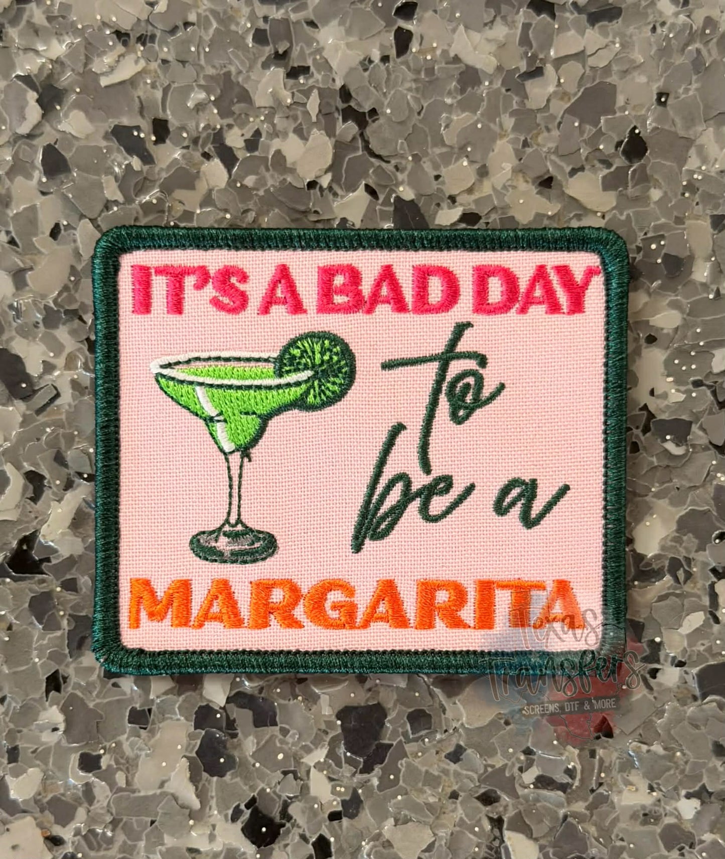 It’s a bad day to be a Margarita Iron-On Patch
