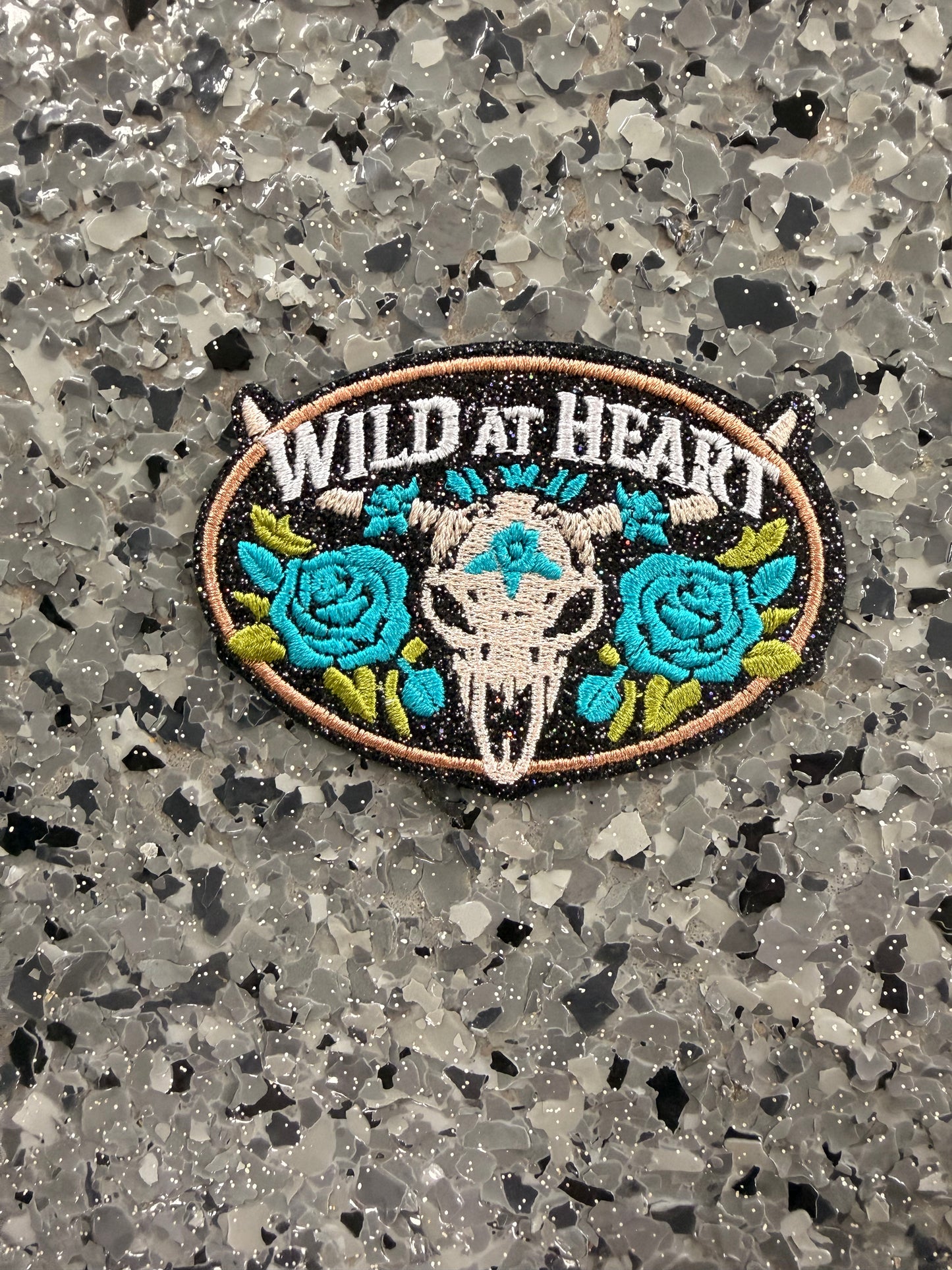 Wild at Heart Iron-On Patch - Texas Transfers and Designs