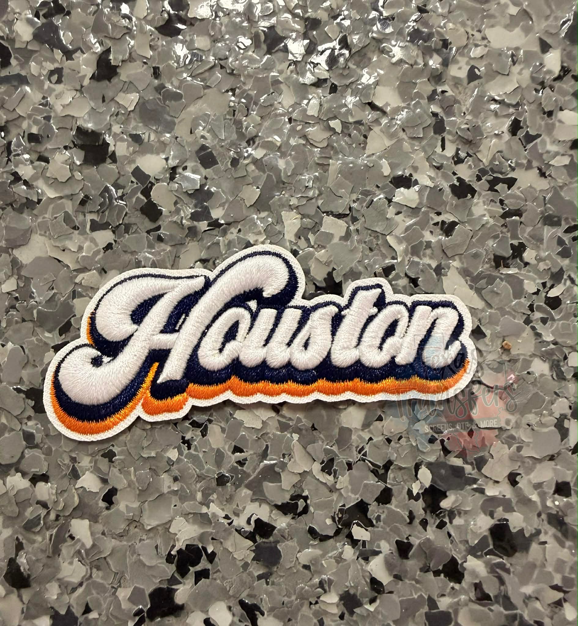 Houston Iron- On Patch - Texas Transfers and Designs
