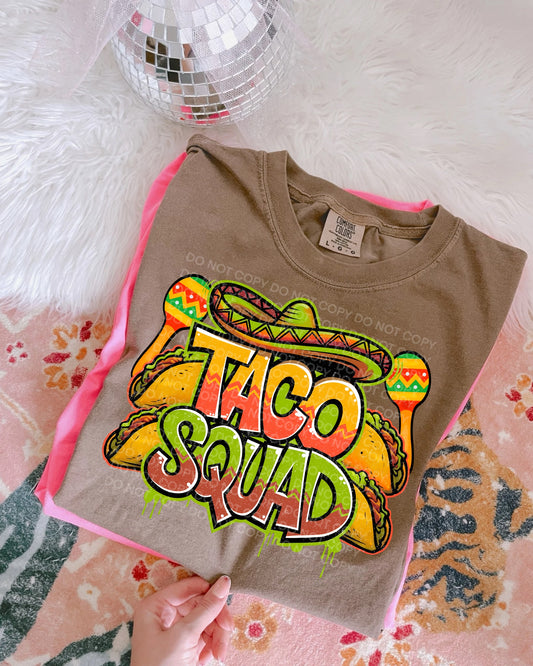 Taco Squad DTF - Texas Transfers and Designs