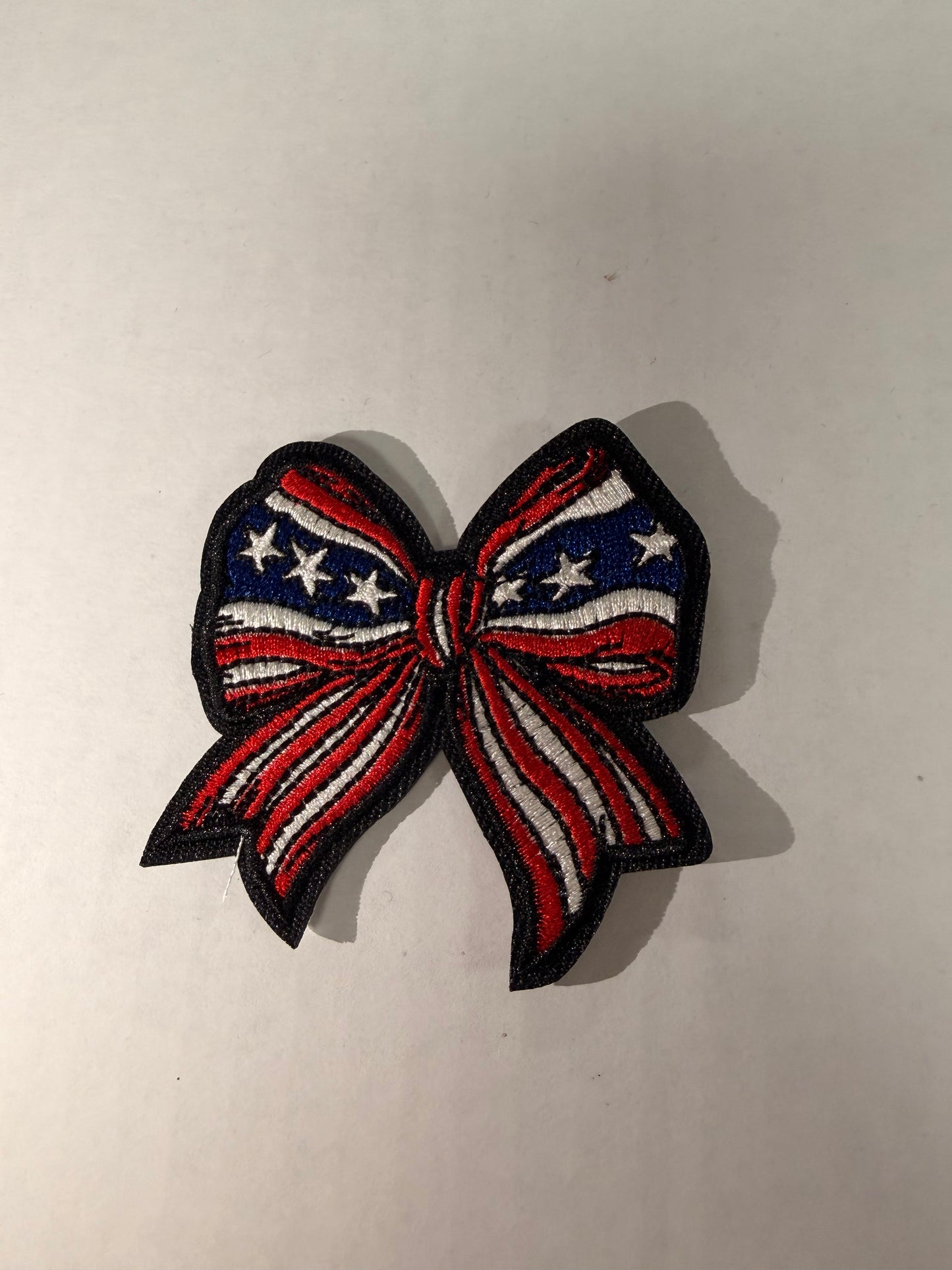 Flag Bow Iron-On Patch (Multiple Options)