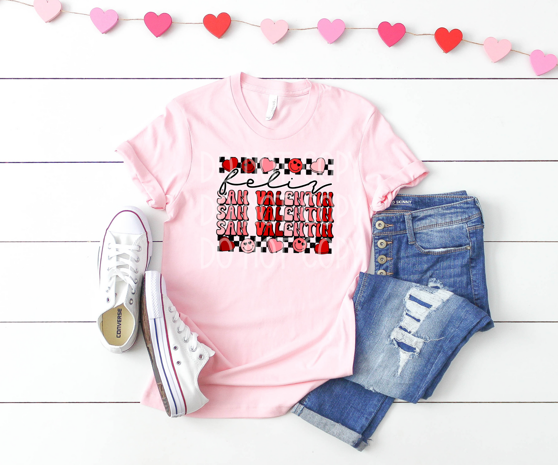 Feliz San Valentin DTF - Texas Transfers and Designs